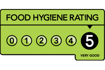 Food Hygiene rating 5